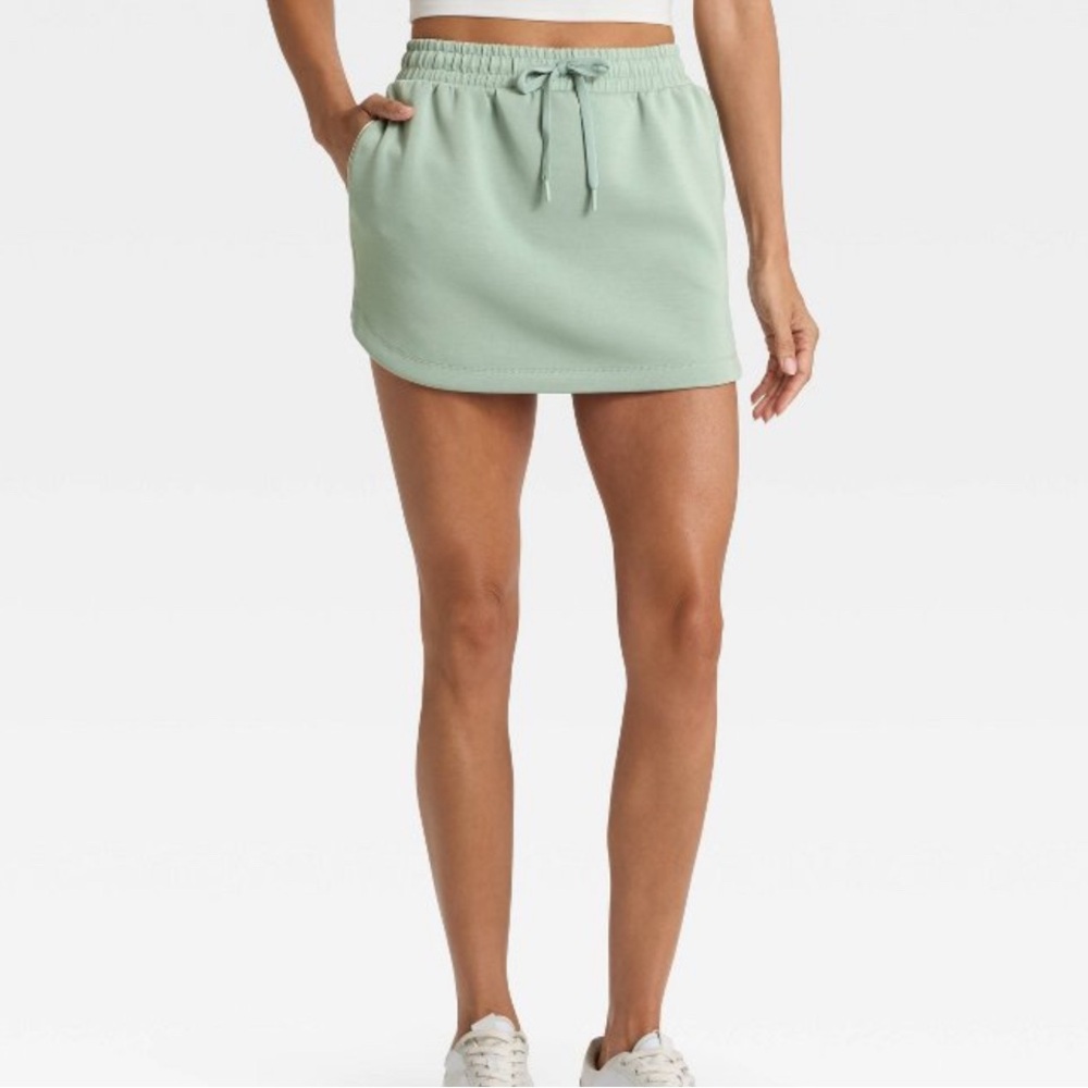 Sage Green Athletic Skirt